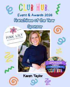Franchisee of the Year Sponsored by Pink Lily Accounting