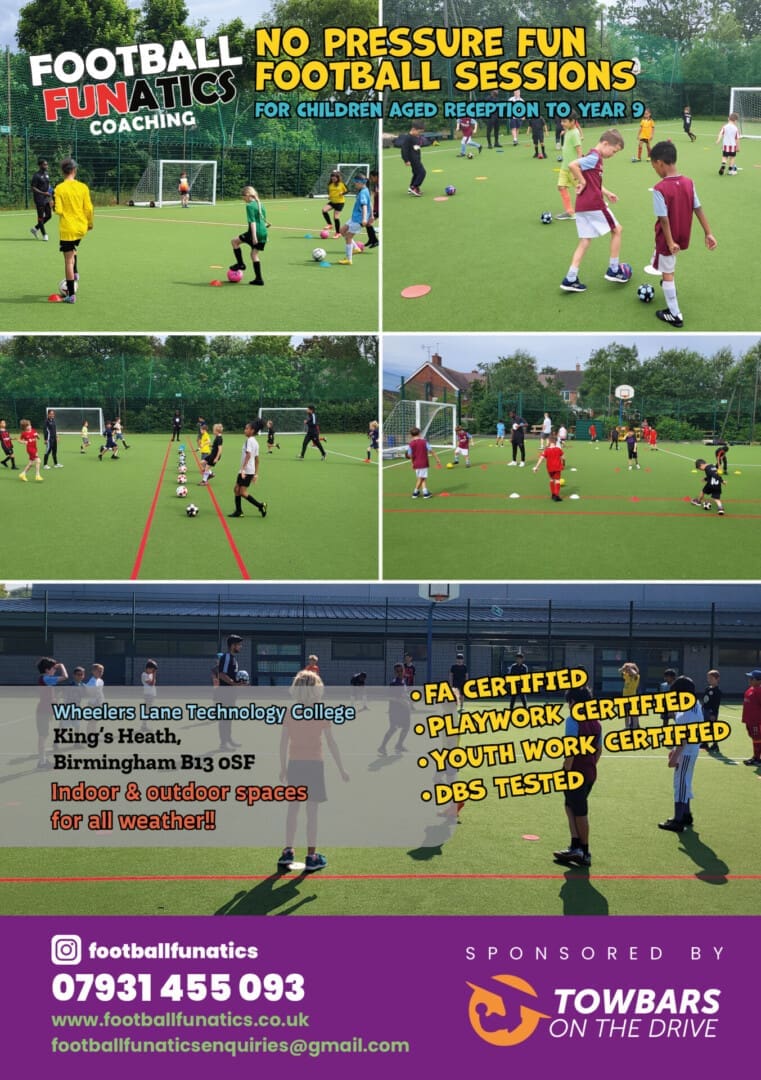 Football FUNatics Fun Football Sessions(various sessions available for all genders and abilities)