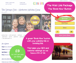 Web Link Package Club Hub