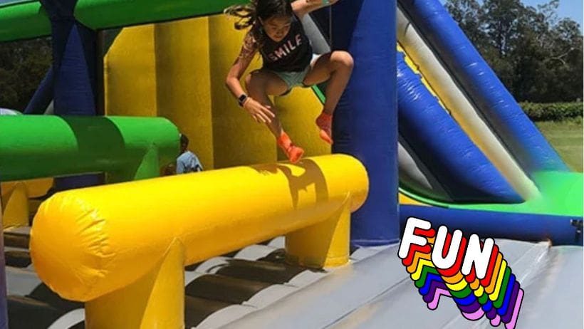 Summer FUN!  Day trips.  Tweens only.  Giant inflatables + Splash Fountains!  Clapham
