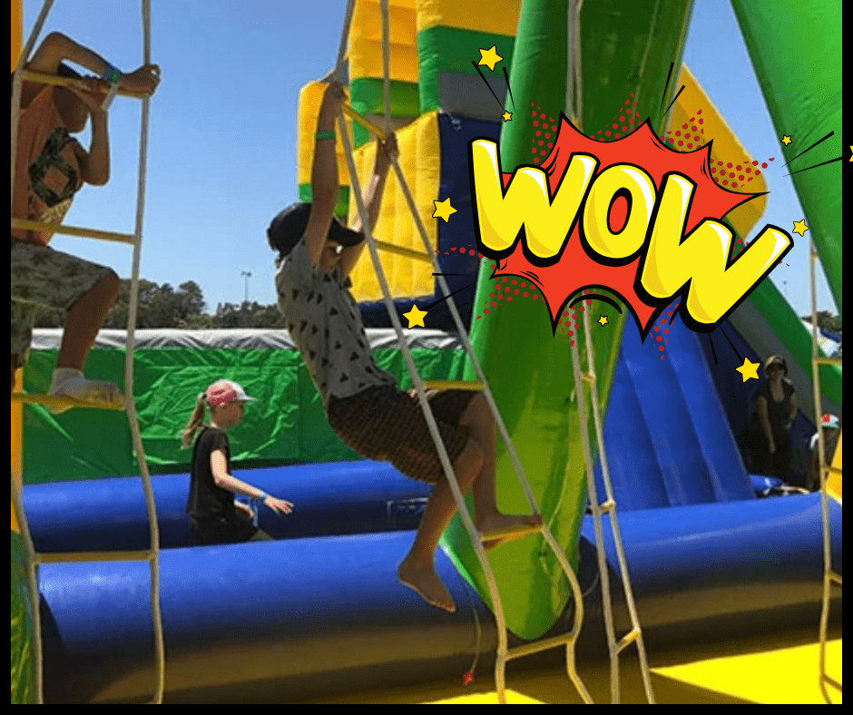 Summer holiday camp!  Day trips.  Tweens only.  Giant inflatables + Splash Fountains!  Twickenham