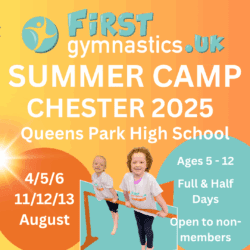 Photo of First Gymnastics Summer Holiday Camp – Chester