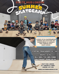 Photo of Summer Skate Camp at London's First Purpose built Skateboarding School