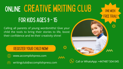 Photo of Creative Writing Club for Kids – Sunday