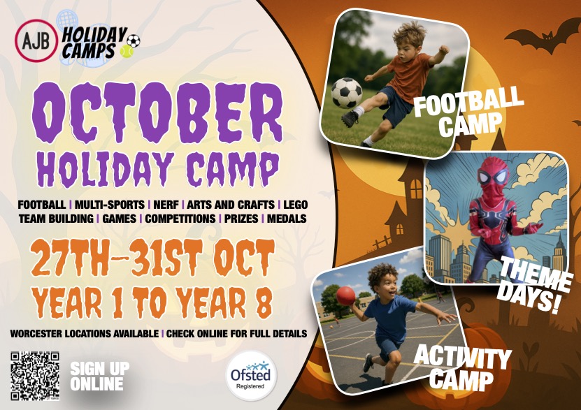Children’s October Holiday Camps in Worcester