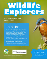 Photo of RSPB Wildlife Explorers @ Morden Hall Park