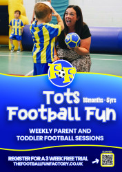 Photo of Football fun factory tots age 2-5