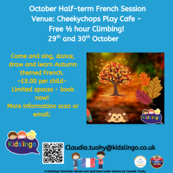Photo of Fun French class plus free half an hour climbing 