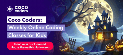 Photo of Coco Coders: Weekly Online Coding Classes for kids - Haunted House Theme