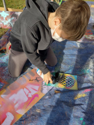 Photo of Graffiti Workshop at Emmetts Garden - National Trust