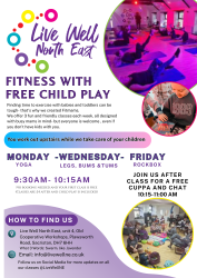Photo of Fitness with free child play