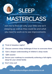 Photo of Baby and Child Sleep Masterclass – Online