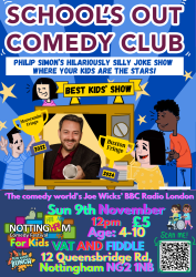 Photo of Philip Simon's School's Out Comedy Cub - Nottingham Kids Comedy Festival