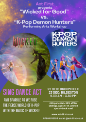 Photo of Wicked and K-POP DEMON HUNTERS WORKSHOP Bildeston