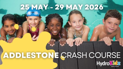 Photo of HydroKidz May Half Term Swimming Crash Course – Addlestone | 25 May - 29 May 2026