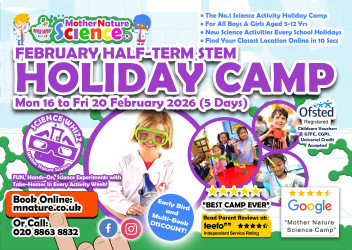 Photo of Science February Half Term Camps London Wimbledon