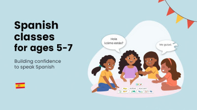 Photo of Spanish Club (5–7): Play, Speak & Create – Drop-off