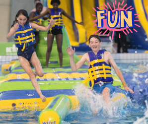 Photo of Feb half term.  Tweens & Teens only!  Award winning  Day Trip from London Waterloo:  Aquasplash, gaming and arcades!