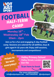 Photo of Half-term football camp