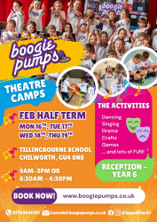 Photo of Boogie Pumps Guildford, February Half Term Holidays – Musical Theatre Camps