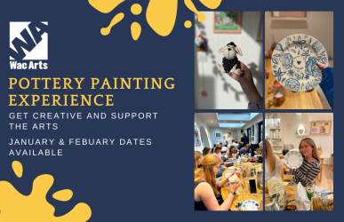 Photo of Pottery Painting Fundraiser at Wac Arts