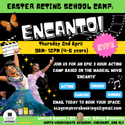 Photo of STAGE MAKERS ACADEMY - ENCANTO CAMP ON THURSDAY 2ND APRIL!  (4-6 YEARS)
