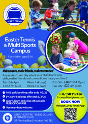 Photo of Lundy Tennis Easter Tennis & Multi Sports