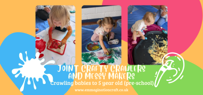 Photo of Crafty Crawlers and Messy Makers Craft Sessions