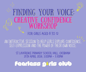 Photo of Finding Your Voice: Creative Confidence Workshop with Sophie Jane Lee