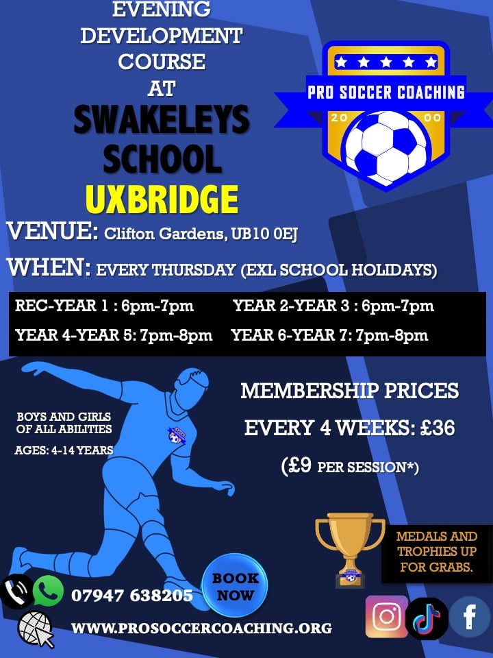 Pro Soccer Coaching Club @ Uxbridge