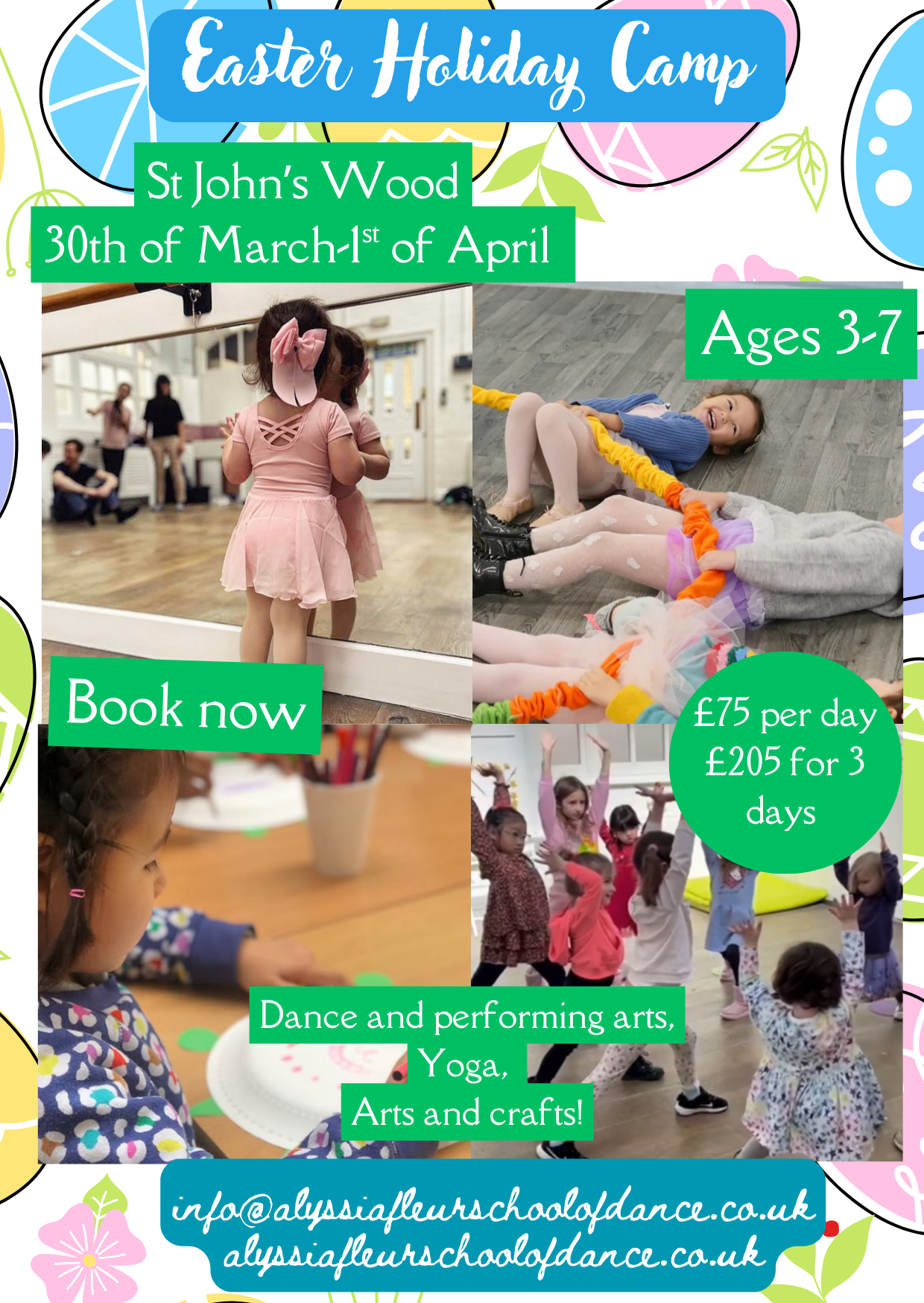 Easter Dance Camp in St John’s Wood!
