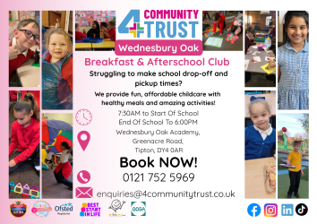 Photo of 4 Community Trust – Wednesbuy Oak Before & After School Club