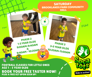 Photo of Socatots Bristol – Brooklands Park Community Hall – 1-3 years (Sat 9:00 & 9:40)