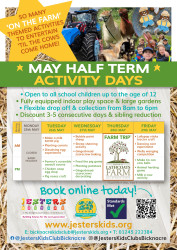 Photo of MAY HALF TERM 'on the farm' activity days!