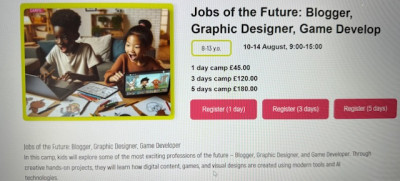 Photo of SUMMER HALF TERM TECH CAMPS