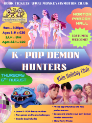 Photo of SUMMER 2026 – Week 3 KPOP Demon hunters Workshop!