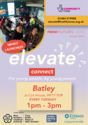 Photo of elevate connect Batley - for young people, by young people