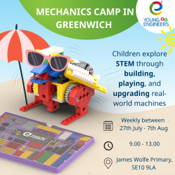 Photo of STEM Mechanics Summer Camp Greenwich – Ages 6–11