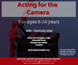 Photo of Just ‘Acting for the Camera’ (for ages 8-14 ) 