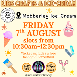 Photo of Crafts & ice-cream session!