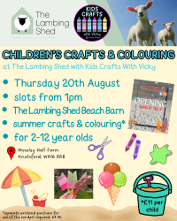 Photo of Summer crafts + colouring