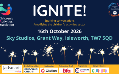 IGNITE! Conference 2026 Returns to Bring Children’s Activity Providers Together for a Day of Inspiration, Ideas and Connection.