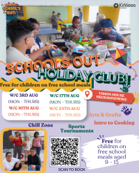 Photo of Out of School Club for children that receive free school meals – for children aged 9 – 15!