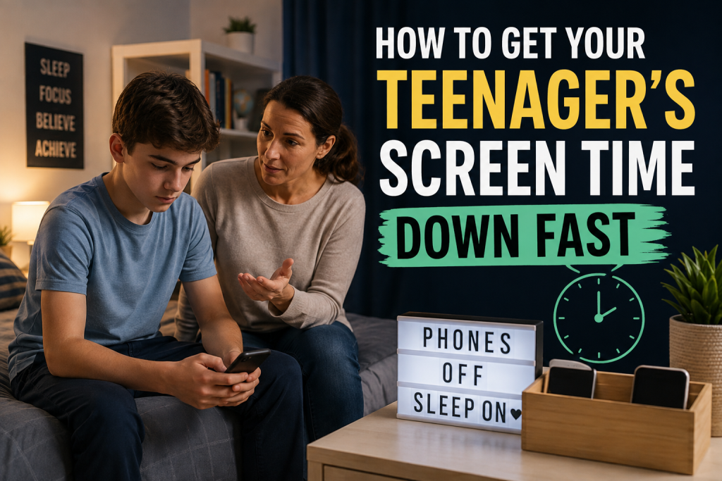 How to Get Your Teenager's Screen Time Down Fast