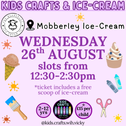 Photo of Summer crafts, colouring & ice-cream session