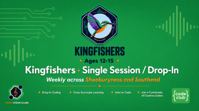 Photo of Code Club-Kingfishers Music STEAM Tech Coding Club 12 to 15 year olds