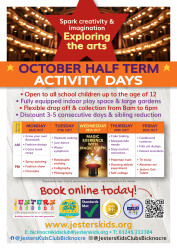 Photo of October Half Term Activity Days