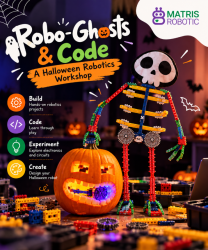 Photo of Robo-Ghosts & Code: Halloween Robotics Workshop