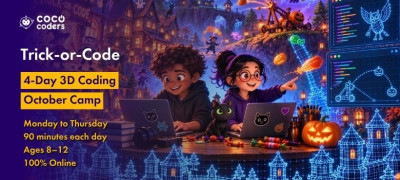 Photo of Coco Coders: Trick or Code 3D October Half Term Camp