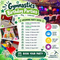 Photo of Birthday Parties at Maldon Gymnastics 🥳